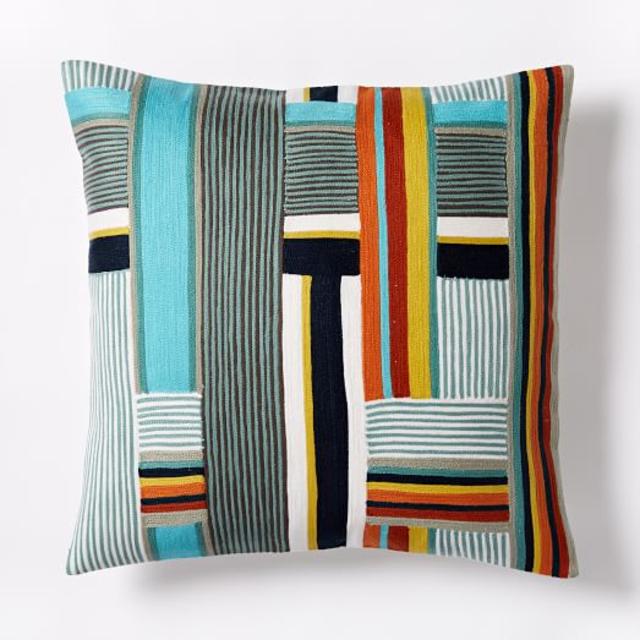 Wallace Sewell Kente Crewel Pillow Cover