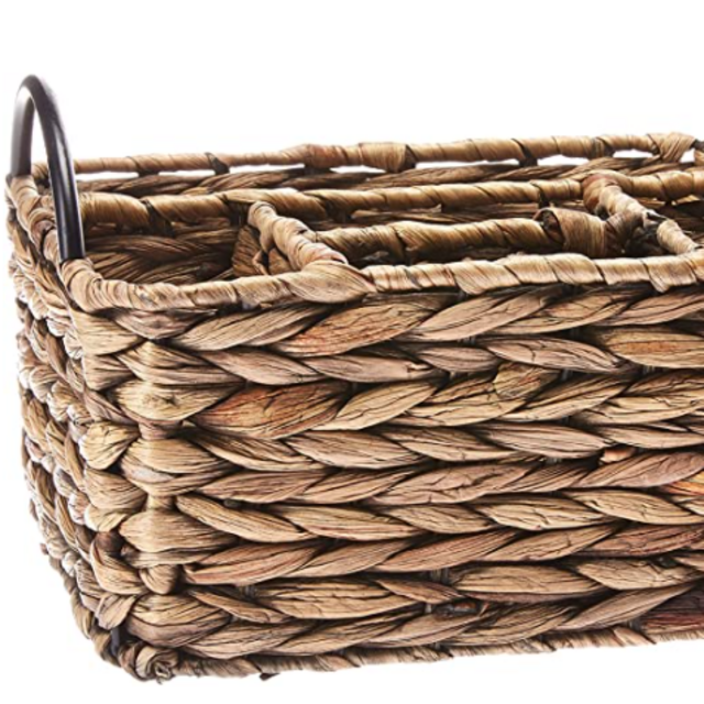 CreativeWare Island Breeze Flatware Napkin Caddy, Clear