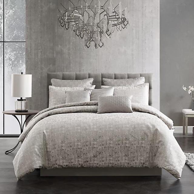 Riverbrook Home Genoa 9-Piece Queen Comforter Set in Grey