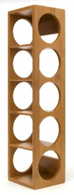 Lipper International Bamboo Stackable Wine Rack