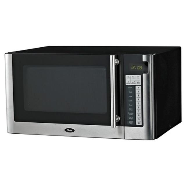 Oster 1.1 Cu. Ft 1000 watt Digital Microwave Oven-Black & Stainless Steel product details page