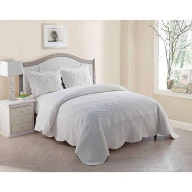 Providence Quilted Plush Bedspread