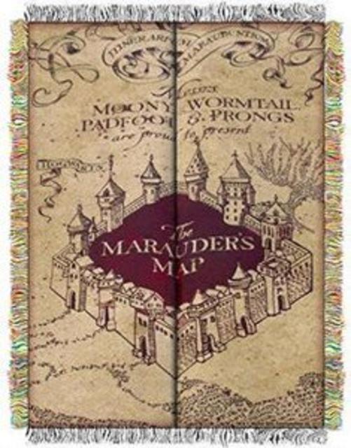 Marauder's Map Throw