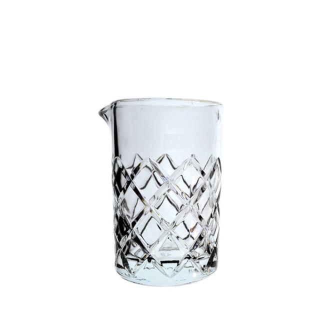 Diamond Cut Mixing Glass