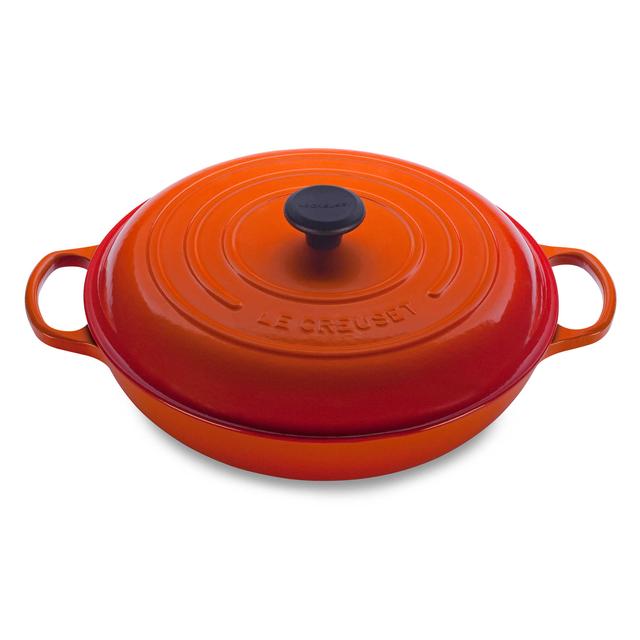Le Creuset® 5-Quart Enameled Cast Iron Braiser in Flame