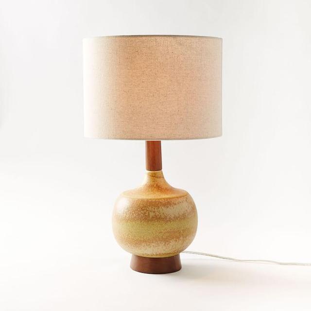 Modernist Table Lamp in Mustard