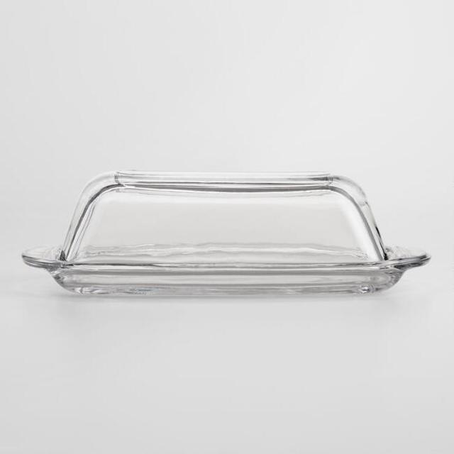 Glass Covered Butter Dish