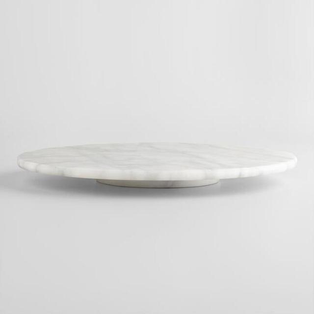 White Marble Lazy  Susan