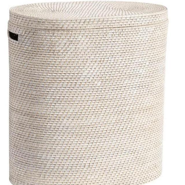 Tava Handwoven Rattan Divided Hamper
