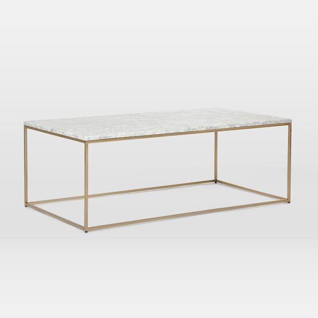 Streamline Coffee Table - Marble