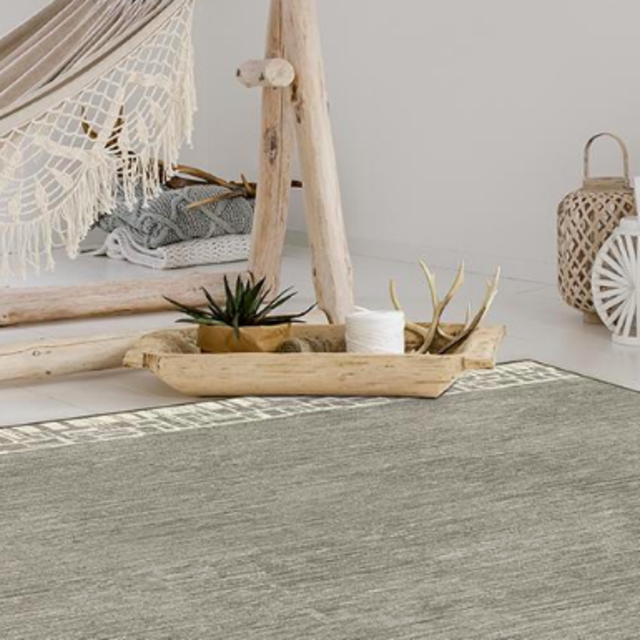 Beni Warm Grey Rug