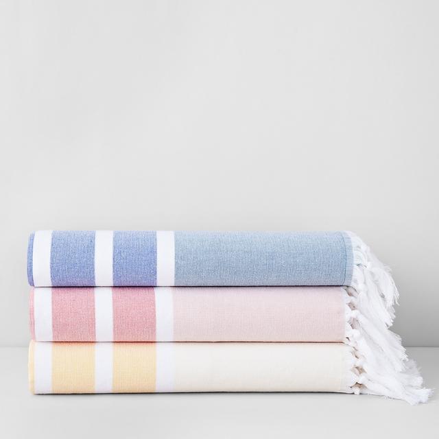 Kassatex Bodrum Ombre Stripe Foutas Beach Towel