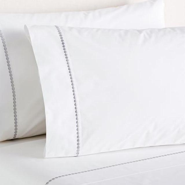 Pearl Embroidered 280-Thread-Count Sheet Set