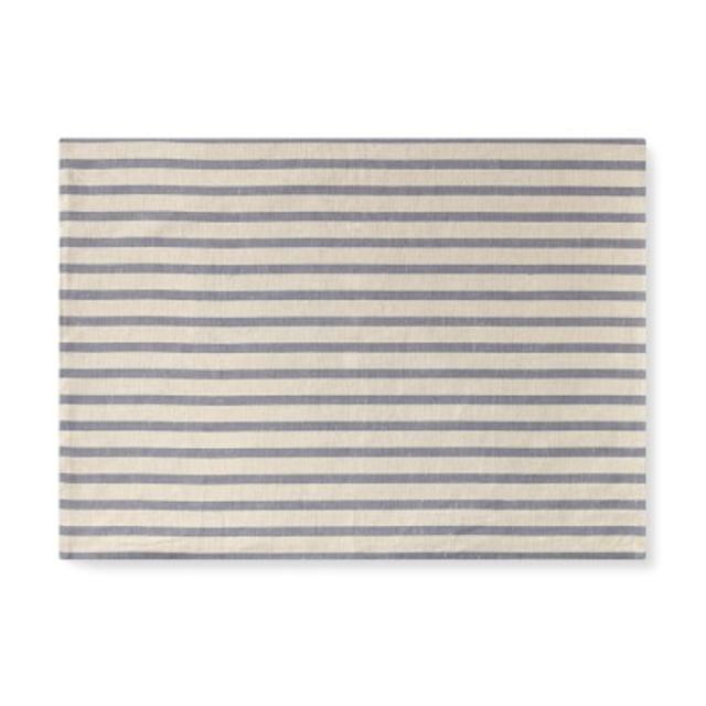 Bateau Stripe Place Mat, Set of 4 Navy