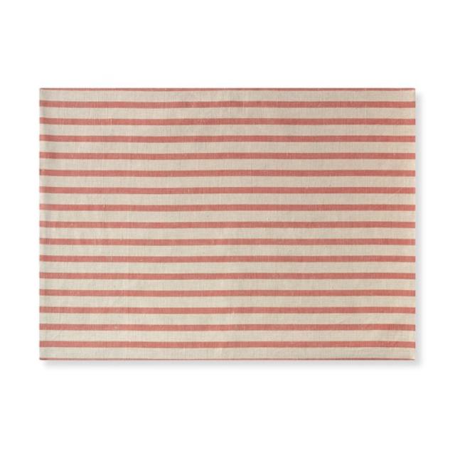 Bateau Stripe Place Mat, Set of 4 Coral