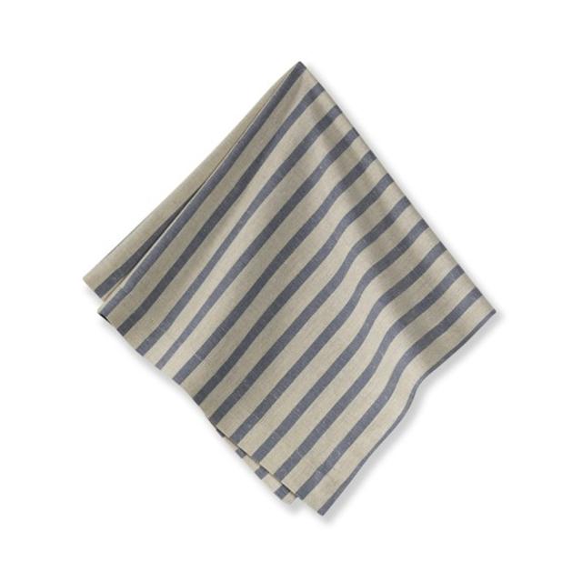 Bateau Stripe Napkins, Set of 4 Navy