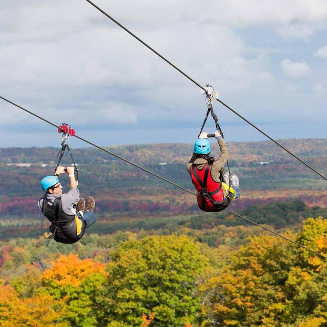 Zip Lining For Two