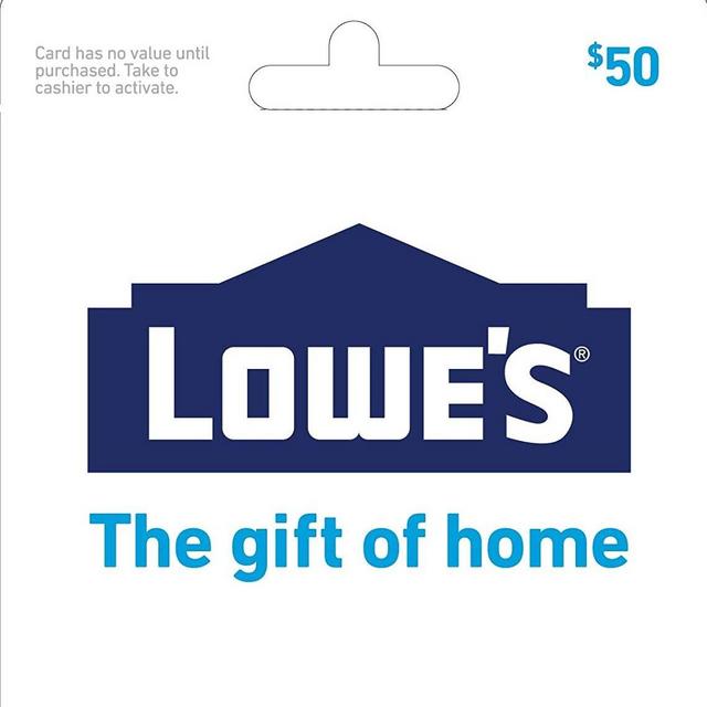 Lowe's $50 Gift Card