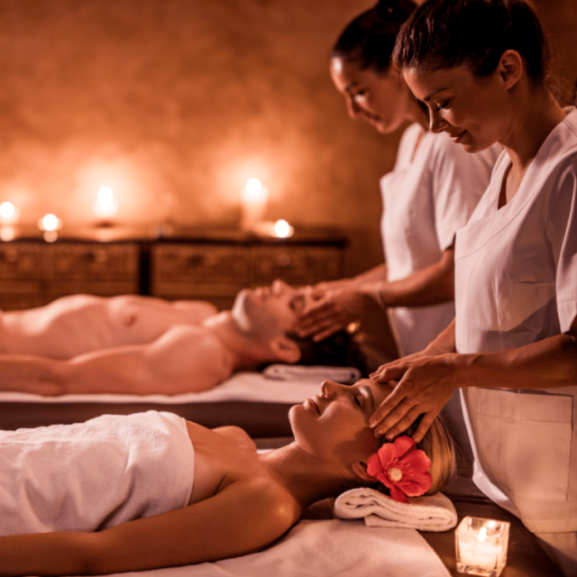 Couples Massage on our Honeymoon