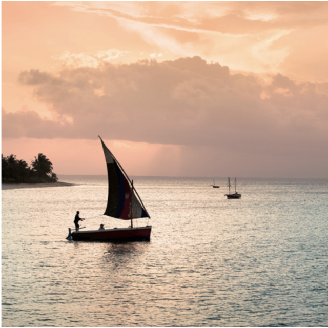 Sunset cruise in Mozambique