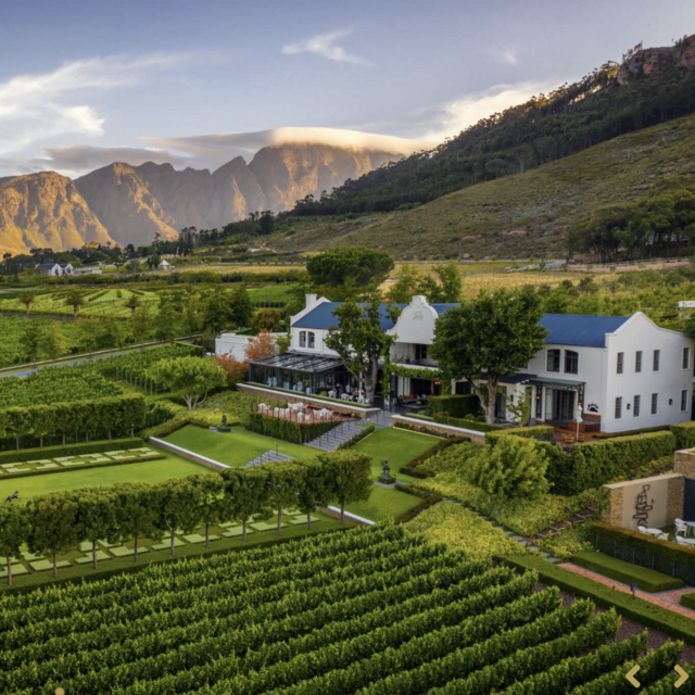 Wine tasting in South Africa