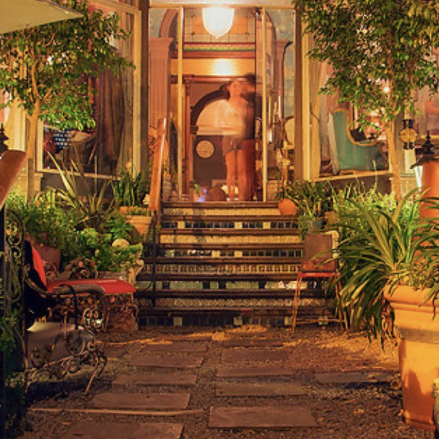 Courtyard dinner in Capetown