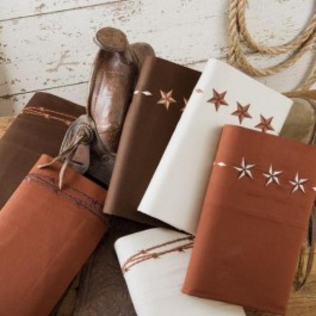 Stars & Barbwire Embroidered Sheets