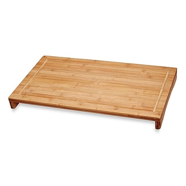Over The Sink/Stove Large Bamboo Cutting Board