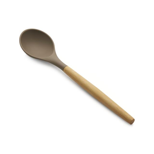Silicone Spoon with Bamboo Handle
