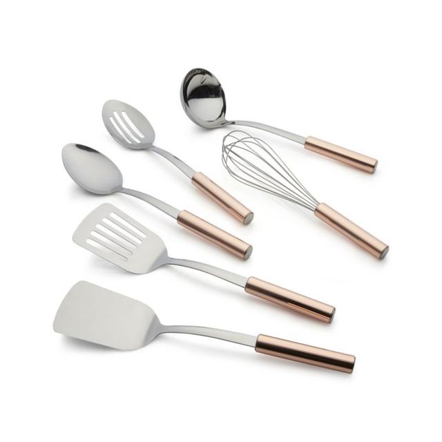 Copper Handled Utensils Set of Six
