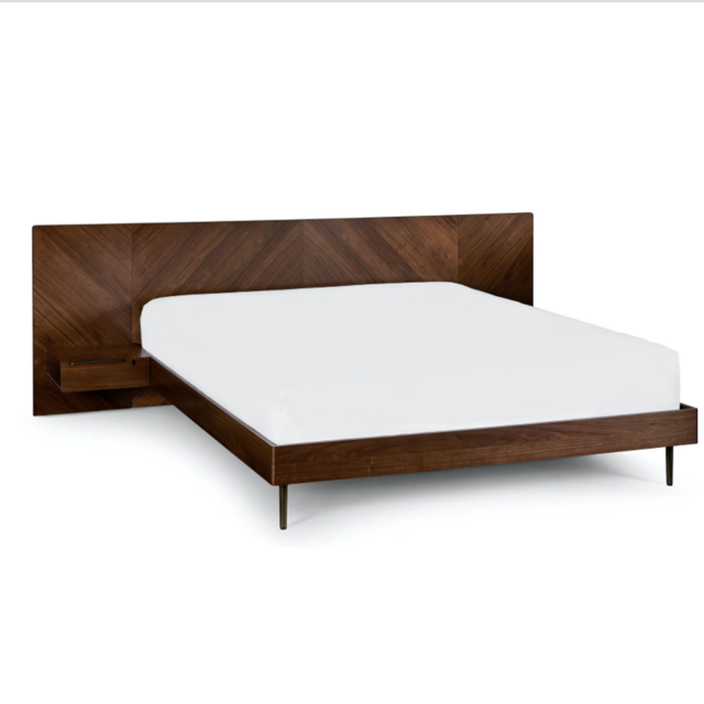 Nera King Bed with Nightstand (with delivery/assembly)