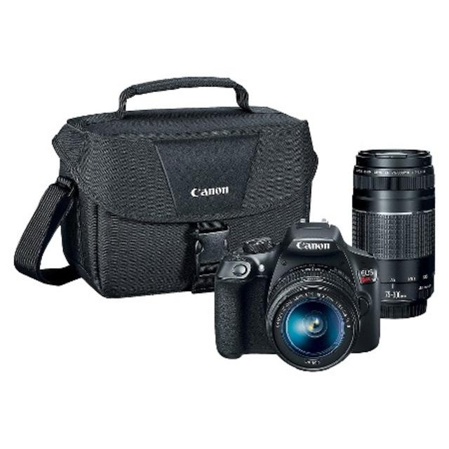 Canon DSLR EOS T6 2Lens Kit Bundle
