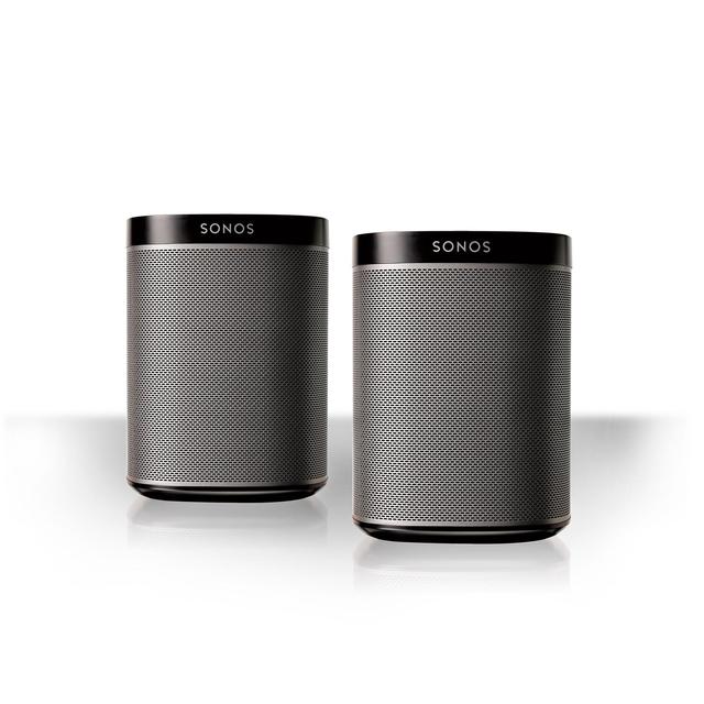 Sonos Play:1 All-In-One Compact Wireless Music Streaming Speakers - Pair