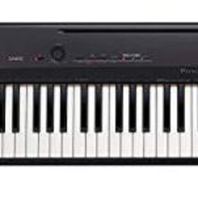 Casio Privia PX-160BK 88-Key Full Size Digital Piano with Power Supply, Black
