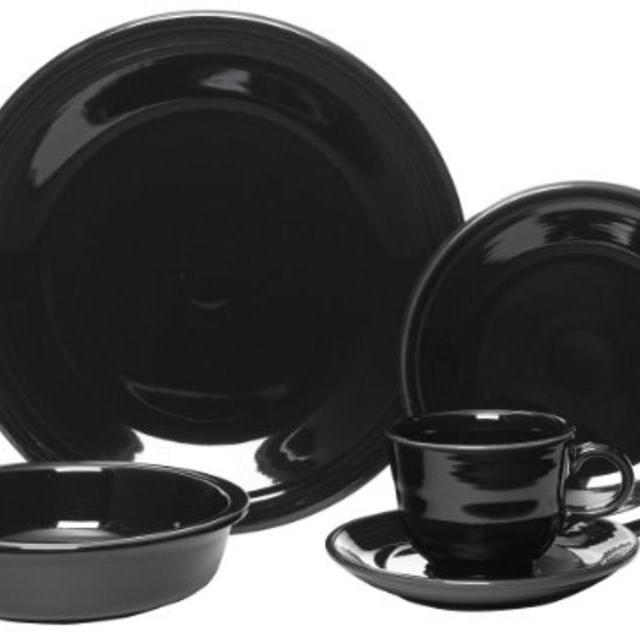 Fiesta 5-Piece Place Setting Black