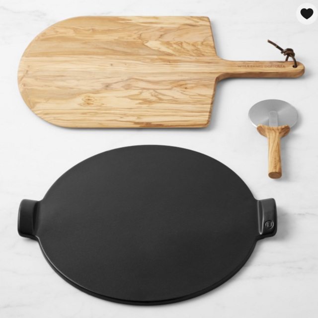 Pizza Set with Peel and Pizza Wheel