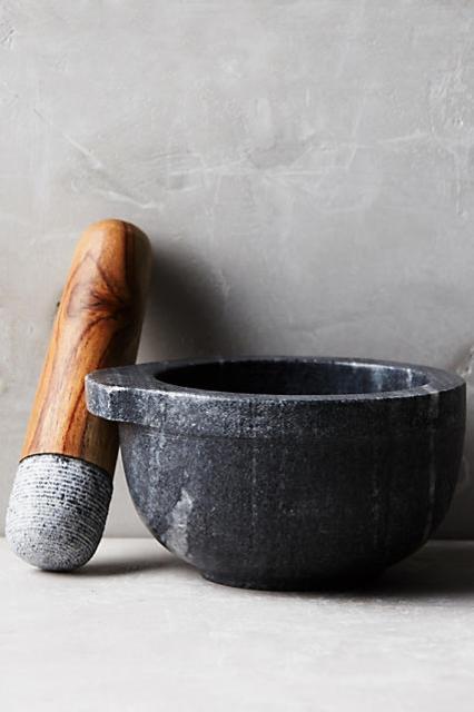 Marble Mortar & Pestle