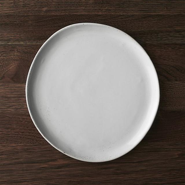 Welcome White Dinner Plate