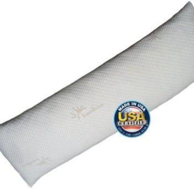 Body Pillow by Snuggle-Pedic - Bamboo Shredded Memory Foam Combination With Kool-Flow Cover