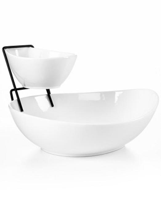 The Cellar Whiteware Deep Chip and Dip