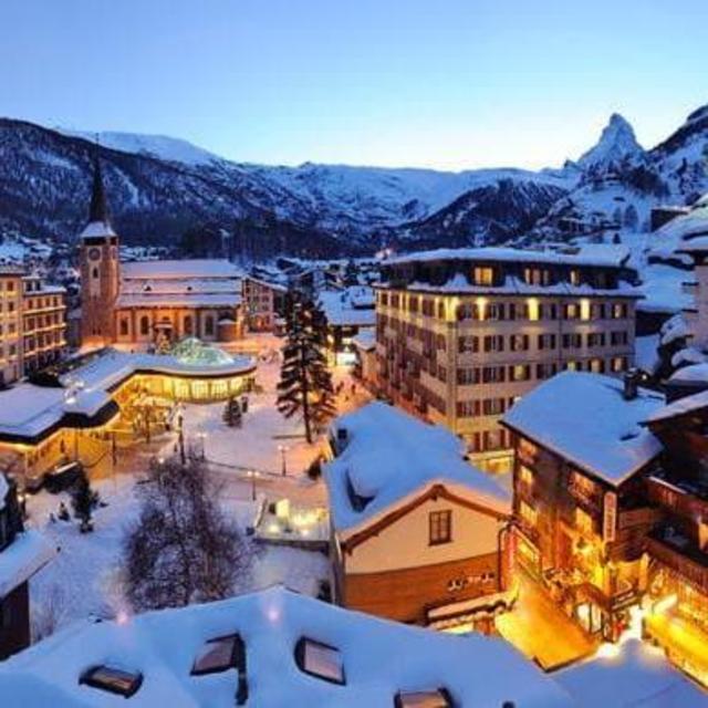 Skiing in Zermatt, Switzerland
