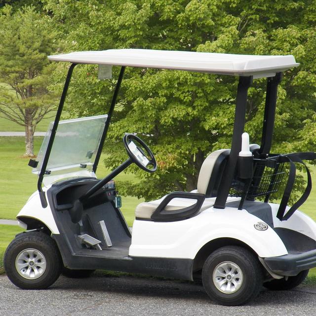 Golf Cart for the Groom