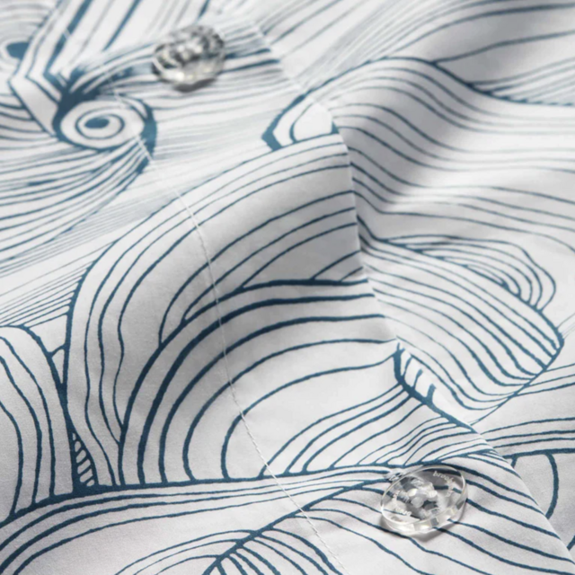 Classic Duvet Cover (Twin) Oyster in Blue