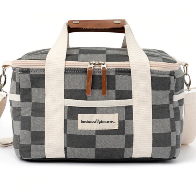 The Premium Cooler Bag - Vintage Green Check