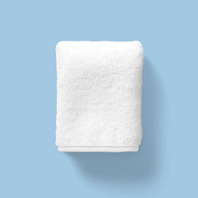 Piped Edge Washcloths (pair) - White Piping / No Embroidery