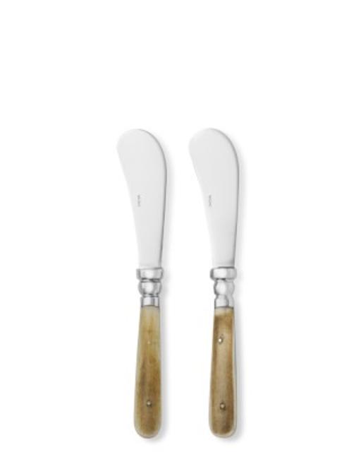 Bone Handled Cheese Spreaders, Set of 2