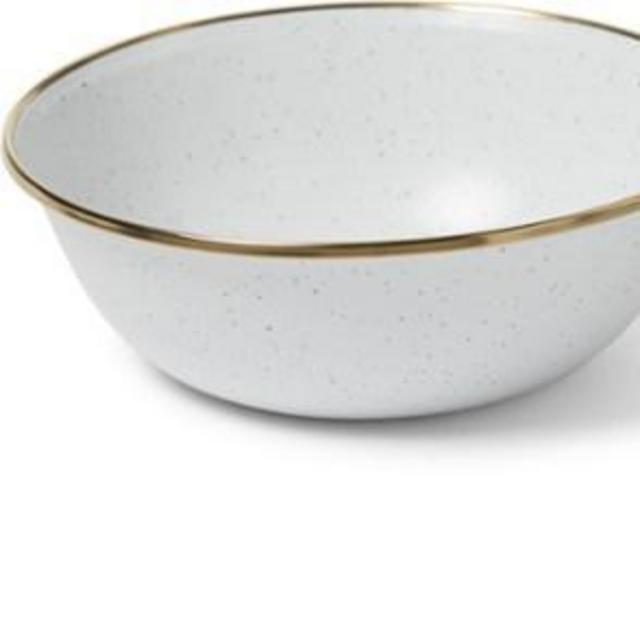 Barebones Enamelware Bowls - Package of 2
