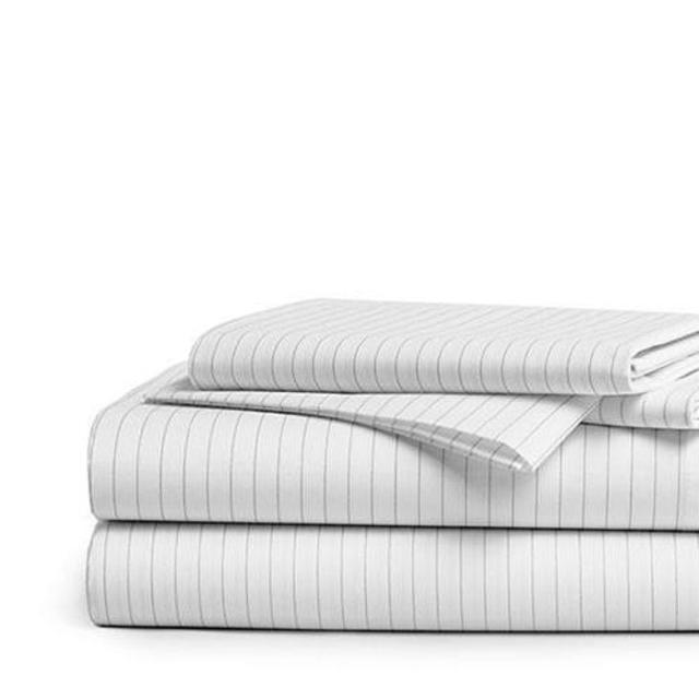 Classic Core Sheet Set - Queen - Smoke Stripe