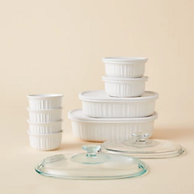 CorningWare® French White® 14-Piece Bakeware Set