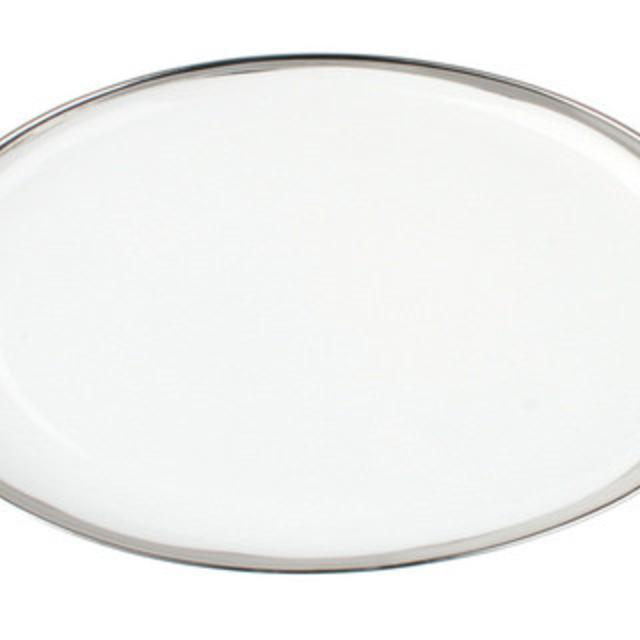 Dauville Platters with Platinum Rim - Large